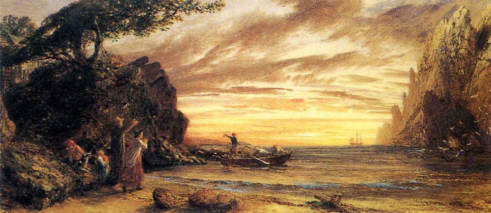 going to sea by Samuel Palmer